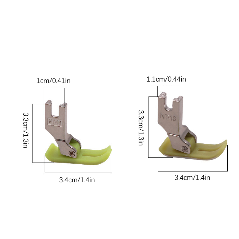 1 Pc Industrial Sewing Machine Flat Plastic Presser Foot Leather Foam ...