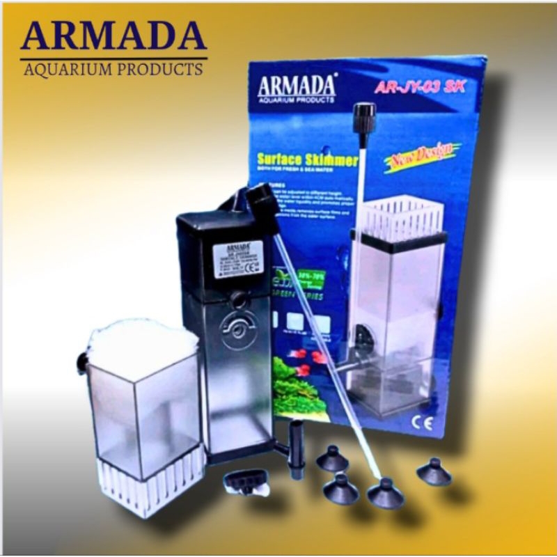 Pompa Aquarium SURFACE SKIMMER ARMADA AR JY 03 SK