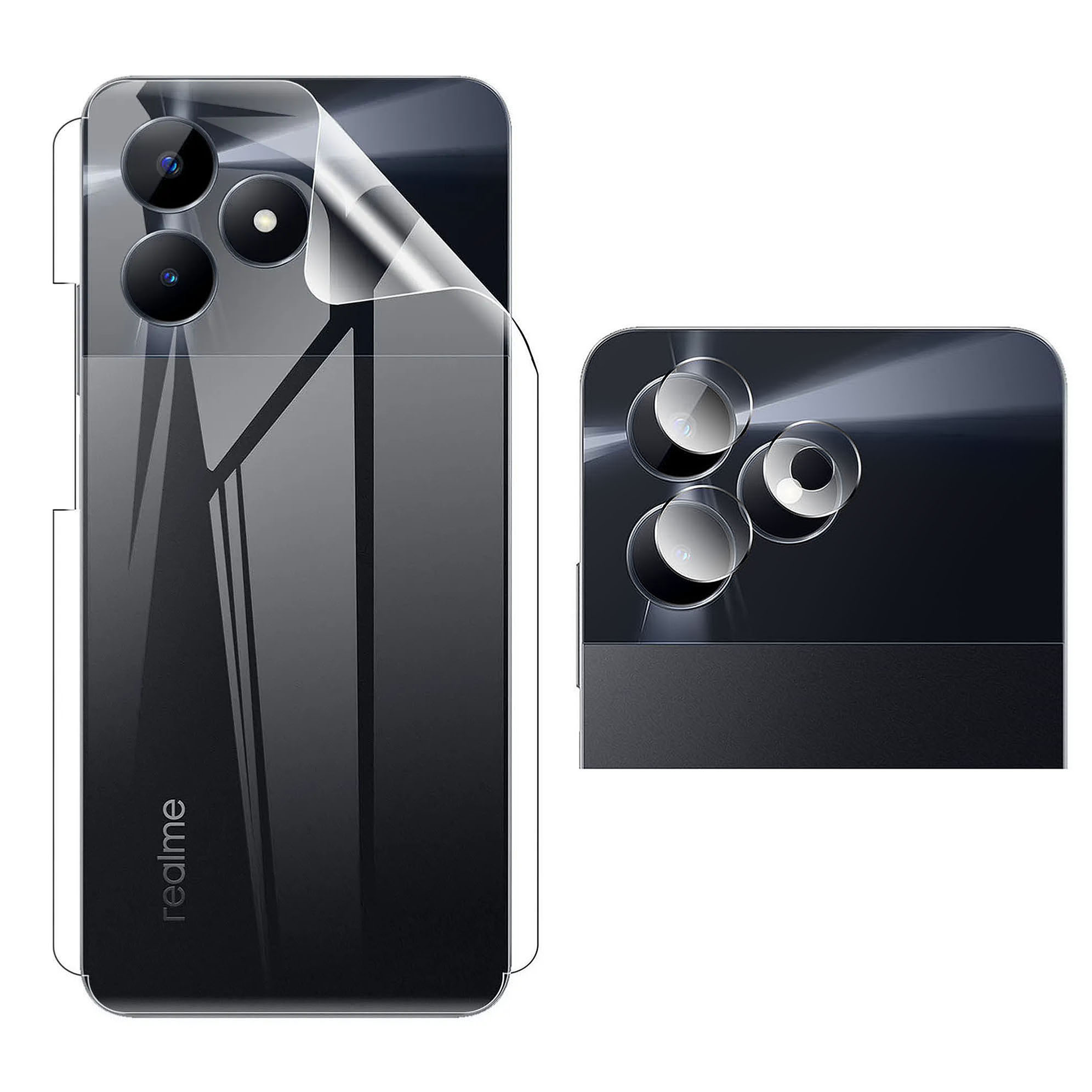 Realme%20C53%20Hydrogel%20Soft%20Film%20Protector%20Clear%20Transparent%20Back%20Shield%20+%20Flexible%20Ultra%20Clear%209H%20Gorilla%20Camera%20Lens%20Guard%20For%20C53%20-%20Image%204