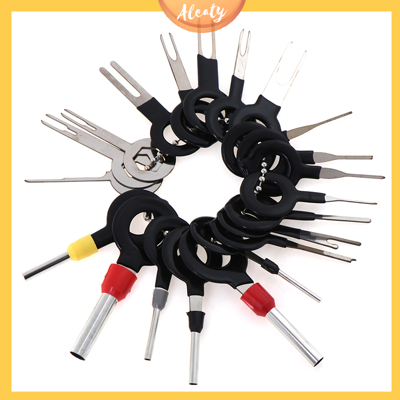 Aleaty💝 21 chiếc dụng cụ tháo thiết bị đầu cuối dây xe hơi dụng cụ tháo chốt nối dây