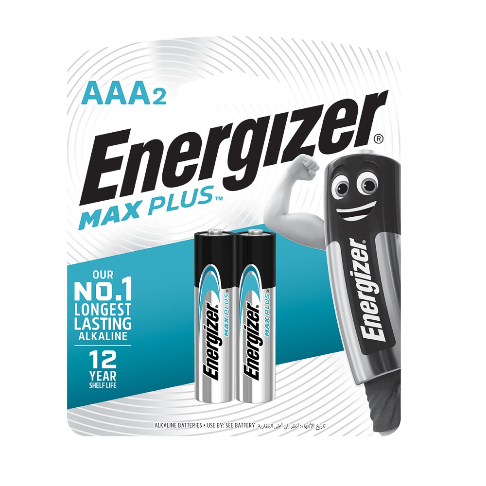 Pin AAA Energizer Max Plus EP92 BP2 - Vỉ 2 Viên