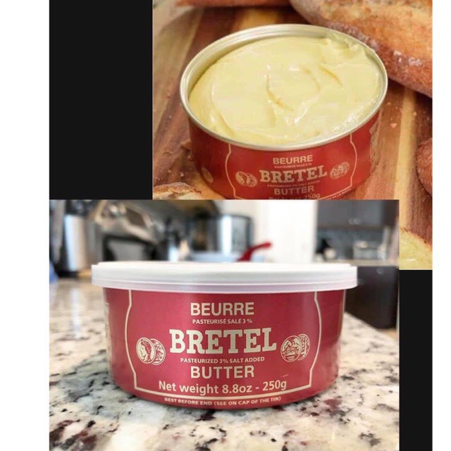 Date 12/25  Bơ Bretel Pháp / Bơ đồng tiền Pháp  250gr / Bretel Butter