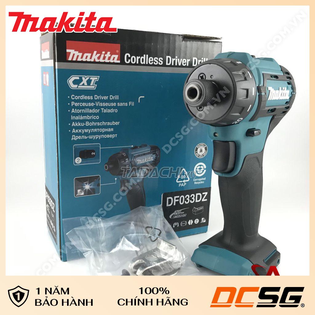 Máy Bắn Vít Dùng Pin 12Vmax Makita 12V DF033DZ (không pin sạc)