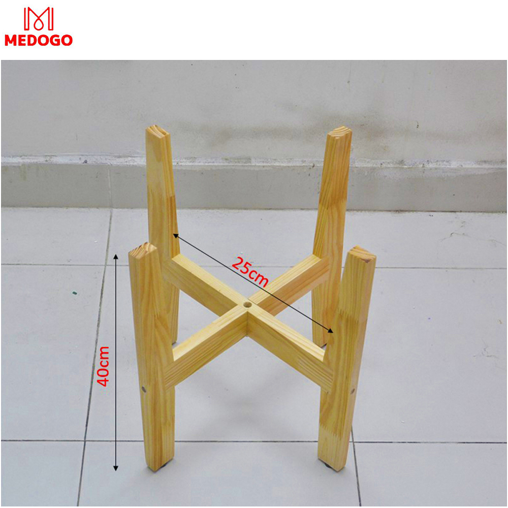 Đôn gỗ đỡ chậu cây cảnh MEDOGO