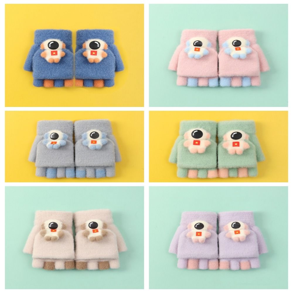 %E3%80%90Miga%20Plaza%E3%80%91%20Half%20Finger%20Flip%20Gloves%20Kids%20Fingerless%20Gloves%20Winter%20Warm%20Mittens%20Astronaut%20Pattern%20Kids%20Plush%20Gloves%20Thicken%20Cartoon%20Design%20Knitted%20Half%20Finger%20Gloves%20Girls%20-%20Image%203