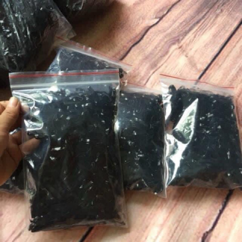 100 gram dây chun buộc tóc màu đen