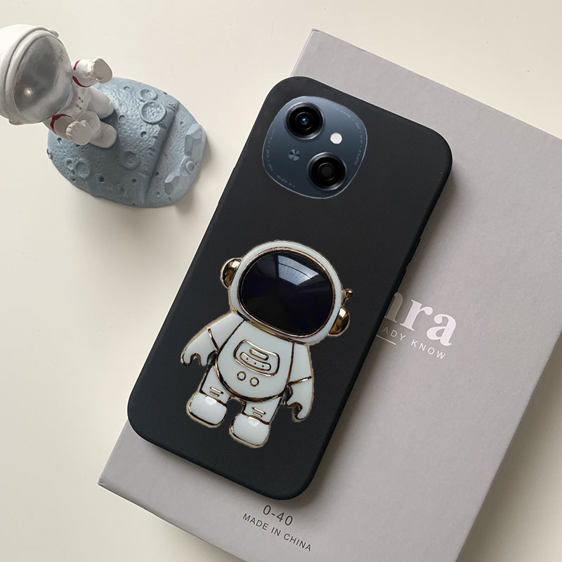 Phone cover Tecno Spark Go 2050 Spark Go 1S 1 POP9 Back cover Fashionable Cartoon Astronaut Stand dustproof Smooth For Tecno Spark Go 1 1S 2025 Tecno POP 9 Phone cases. 