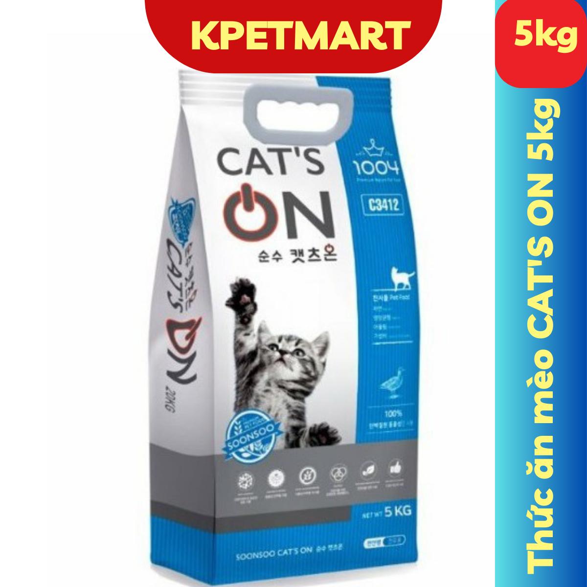 Thức ăn hạt cho mèo cat’s on bao 5kg i thức ăn mèo nhập khẩu hàn quốc