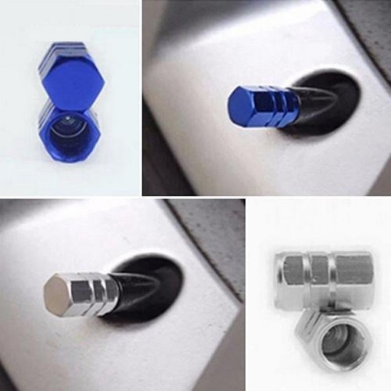 Set 4 Nắp van lốp ô tô xe hơi