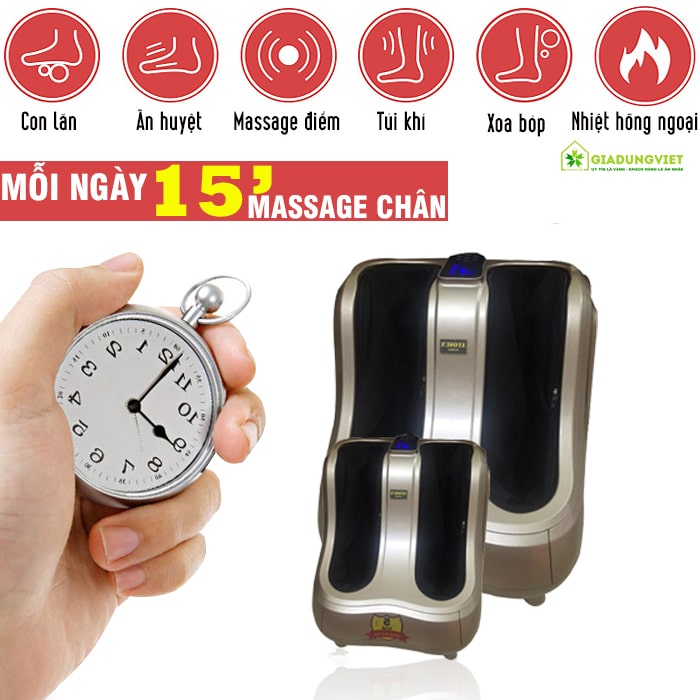 Máy massage chân Ayosun Hàn Quốc chính hãng