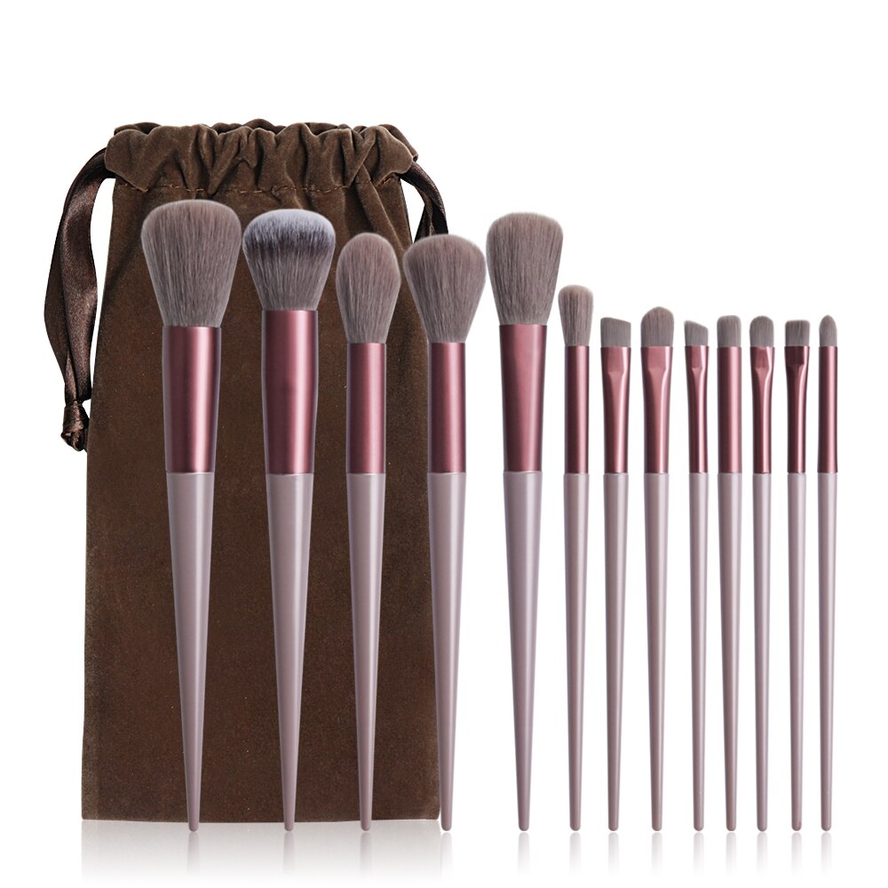 13%20Pieces%20Makeup%20Brush%20Set%20Eye%20Shadow%20Foundation%20Women%20Cosmetic%20Brush%20Beauty%20Soft%20Makeup%20Tools%20With%20Bag%20-%20Image%205