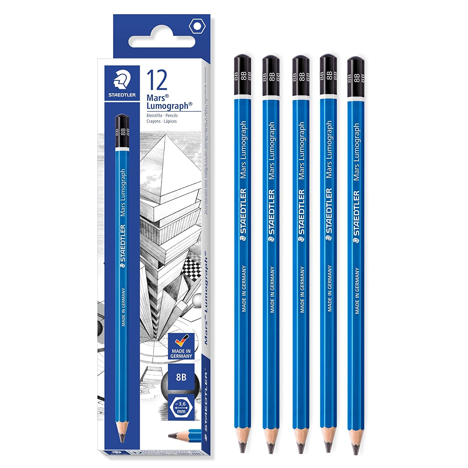 Bút chì 8b staedtler 100-8b - hàng chính hãng