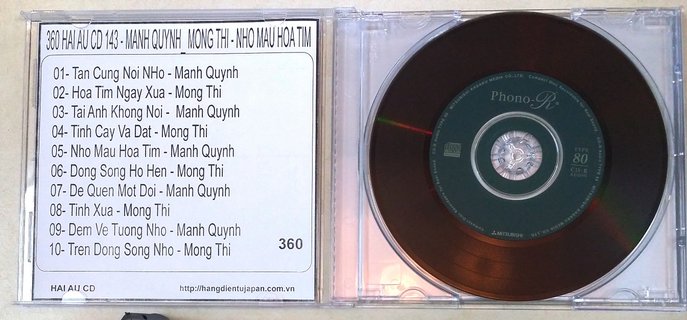 Bộ 7 cd ca sĩ mạnh quỳnh combo 1