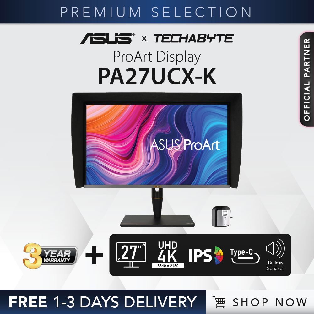 ASUS ProArt PA27UCX-K | 27"4K HDR IPS Mini LED Professional Monitor ...