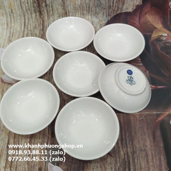 chén muối tiêu nhỏ sứ Minh Long - chén muối tiêu nhỏ