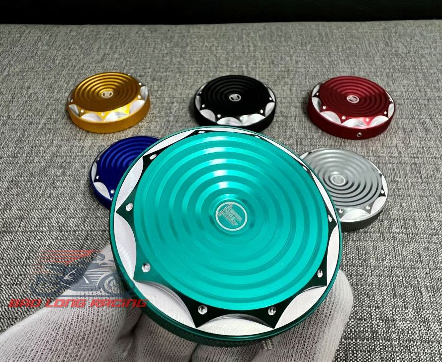 Nắp Xăng NHÔM CNC TH racing Phay mẫu Thái Salaya tuyệt đẹp Xanh Lục và nhiều màu