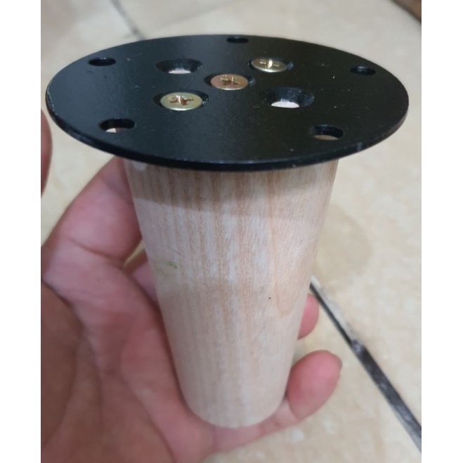 Chân gỗ tròn tần bì 10cm