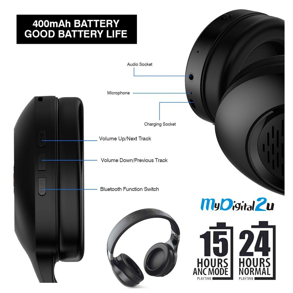 SONIC GEAR ANC 2000 BOOM BT | BRAND NEW 