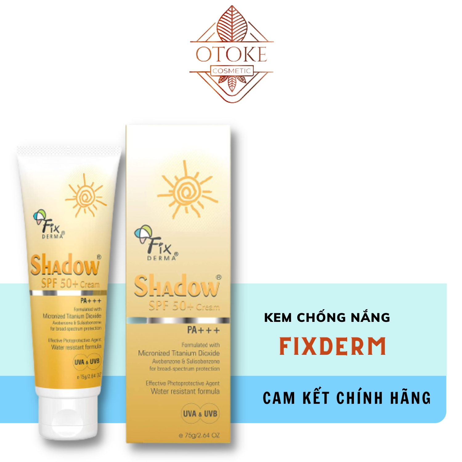 [CHÍNH HÃNG] Kem chống nắng Fixderma 75g