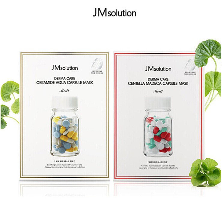 Mặt Nạ JMSOLUTION Cho Da Nhạy Cảm JM Solution Derma Care Centella Repair Capsule Mask
