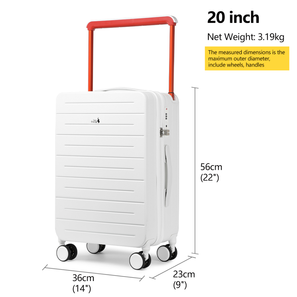 ⭐LOW PRICE⭐ Sea choice 20 Inch luggage Wide Handle Hard Shell
