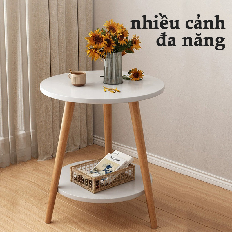 Bàn trà sofa hình tròn, nhiều kích thước và chiều cao