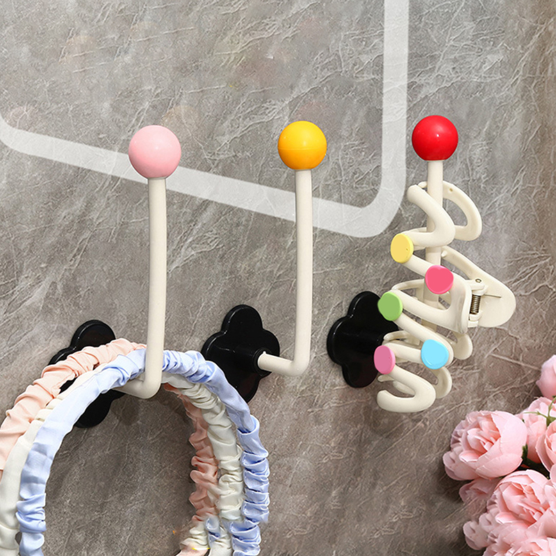Scrunchie Racks 3Pcs Cute Punch-free Headband Display Rack Wall Mounted Scrunchie ...
