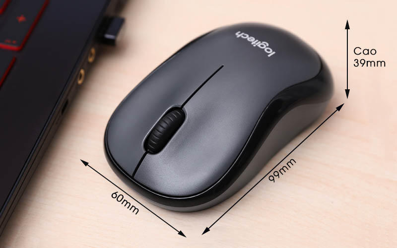 Chuột không dây Logitech Silent M220 Đen ( Like New )