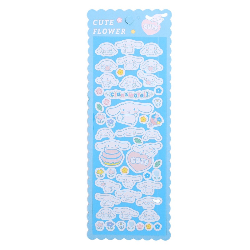 Cute Cartoon Sanrio Stickers PVC Waterproof Sticker for Kids Scrapbook Diary Journal Hand Account DIY Decor