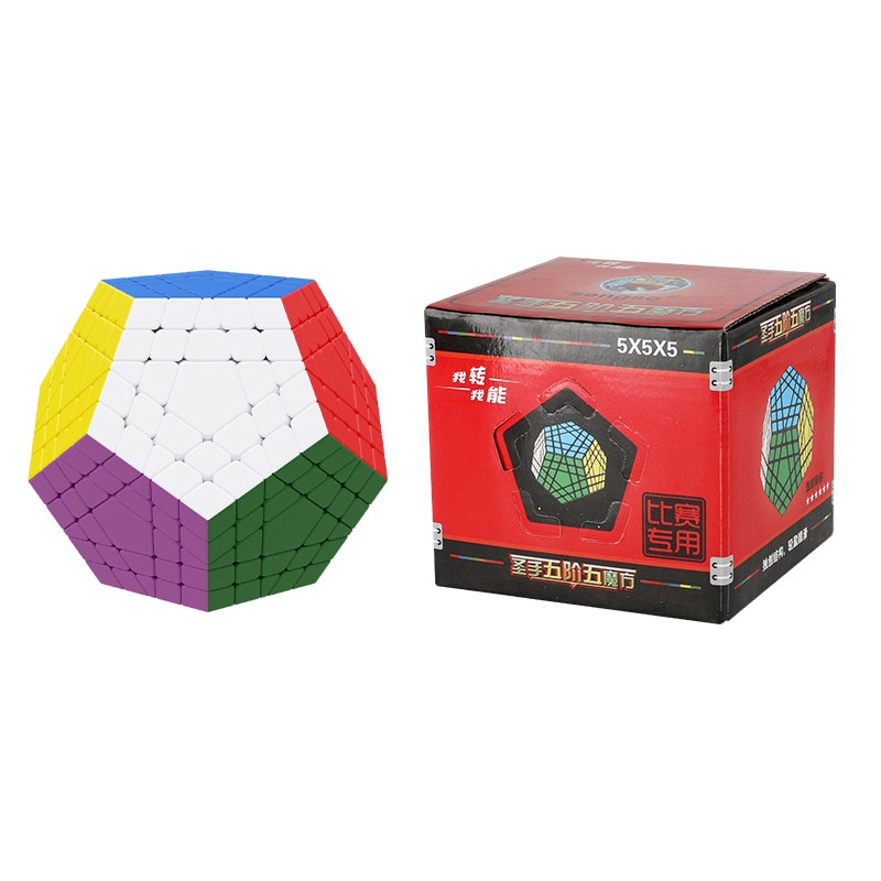 2023 Sengso Gigaminx 5X5 Magic Cube Stickerless Dodecahedron Speed Puzzle 12Sides Megaminx 5X5x5 Magico Cubo Rubic Shengshou Toy