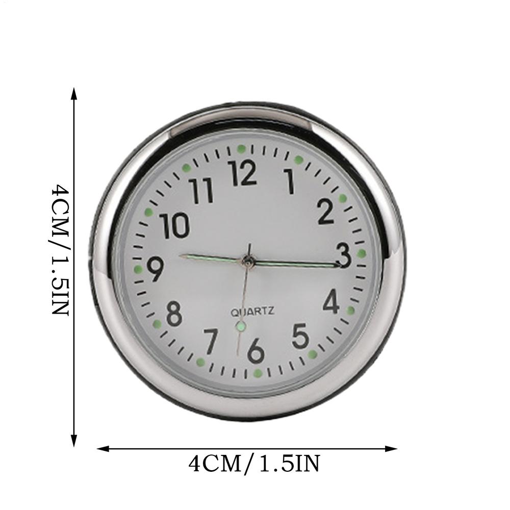 Clock For Car Dashboard Analog Temp And Humidity Gauge Luminous Vent ...