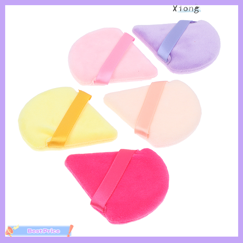 Xiong Cosmetic Puff Triangle Velvet Foundation Mini MakeUp Sponge Puffs MakeUp Tool