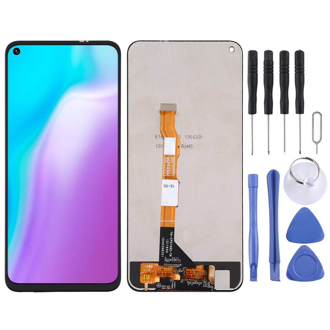 Tft lcd screen for vivo y70s v2002a with digitizer full assembly
