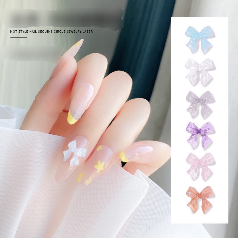 Charm nơ tông thạch trang trí móng
