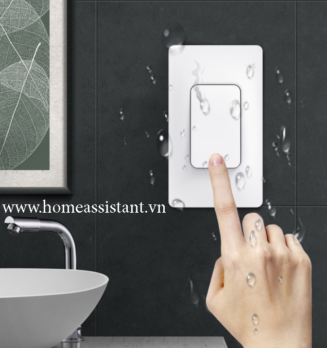 Bộ Công Tắc Điều Khiển Từ Xa RF WIfi Zigbee Tuya Nút Bấm Không Dùng Pin KP01