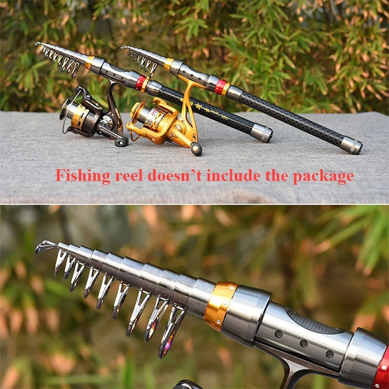 2.1/2.4/2.7/3.0/3.6M Telescopic Fishing Rod Ultra-Light and Sturdy  Long-Distance Casting Rod Outdoor Fishing Tools