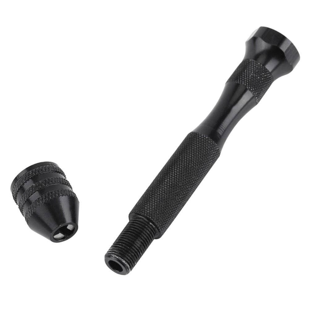 1set Mini Aluminum Hand Drill With Keyless Chuck Hss Steel Twist Drill ...