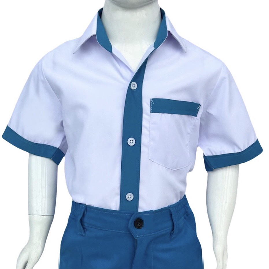 Áo sơ mi học sinh nam.