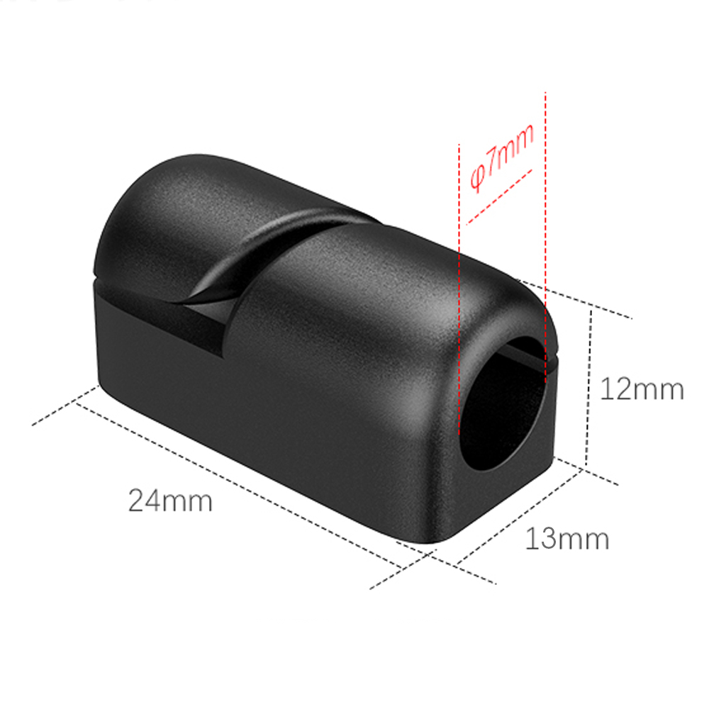 3/5 cái sắp xếp kẹp cáp tự Cáp dính Quản Lý Hình Dán Tường mạng cố định kẹp máy cuộn dây