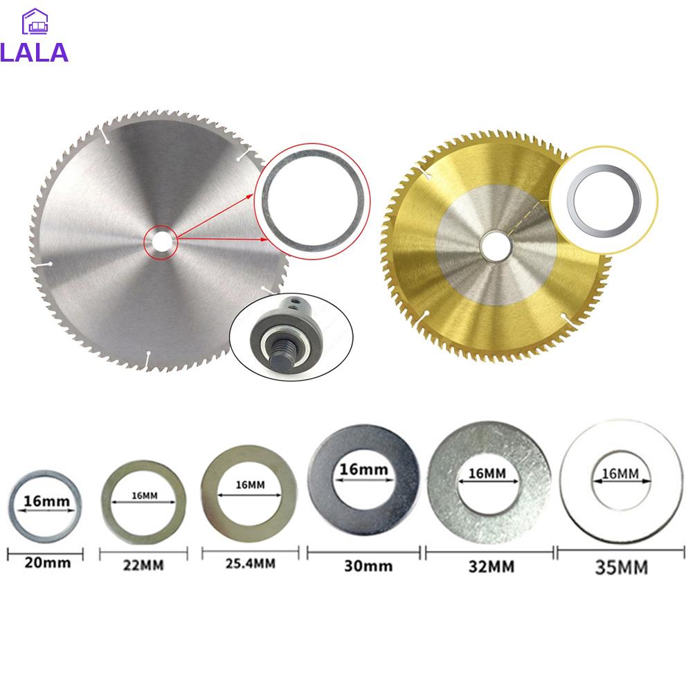 【LALA】 6pcs Set Circular Saw Ring For Circular Saw Blade Reduction Ring Conversion Ring Durable And Long Service Life 【Ready Stock】