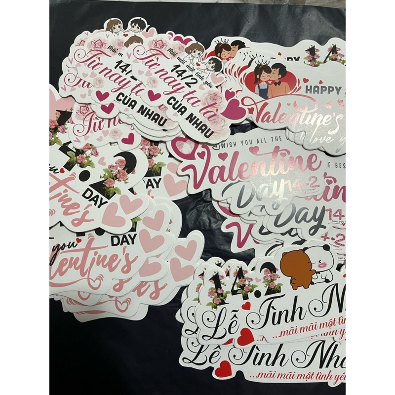 Sét 10 cái banner mừng 14/2