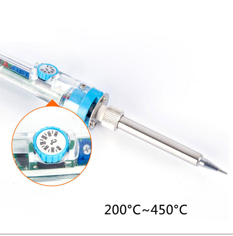 Mỏ hàn cao cấp thay được nhiệt độ từ 200 độ đền 450 độ C no.907+ Tặng chì và nhựa thông