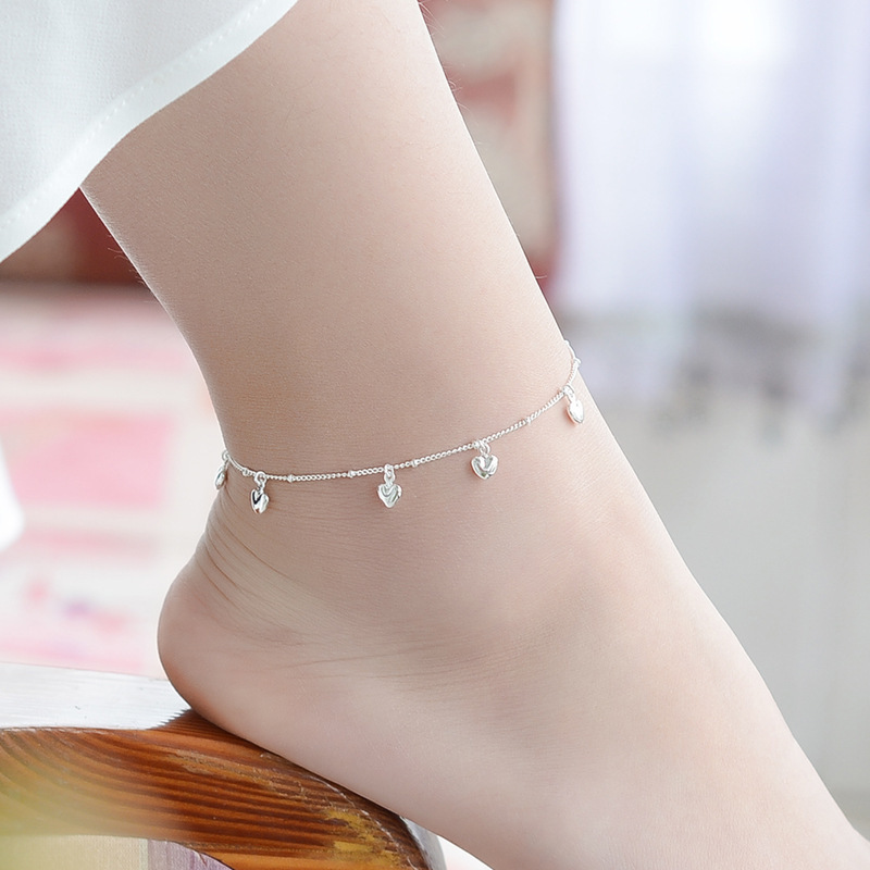 Bộ lắc chân lắc tay bạc s925 ltc34 siêu dễ thương