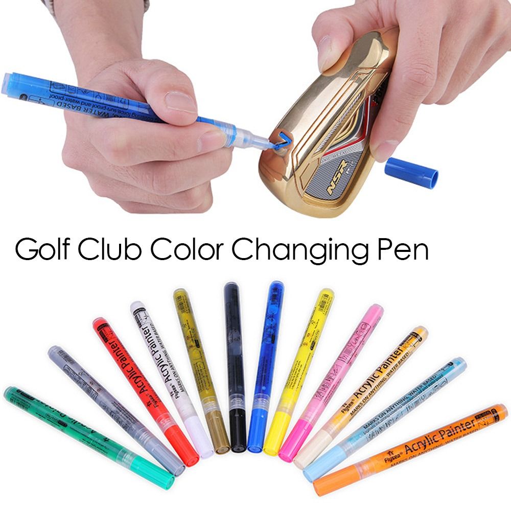 TRANSFER Nhiều màu Phụ kiện Golf Kem chống nắng Họa Sĩ Acrylic Bút đổi màu