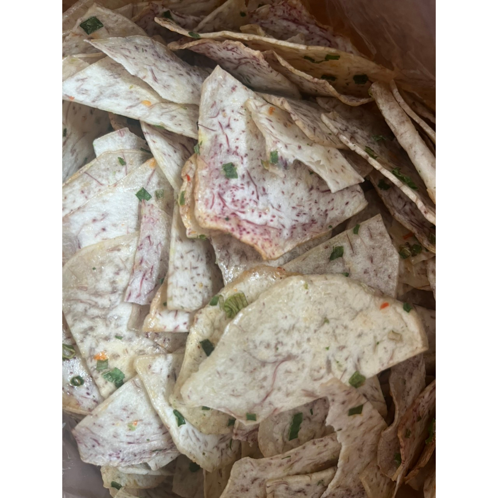 KHOAI MÔN HÀNH cắt lát - đặc sản Chin's Đà Lạt