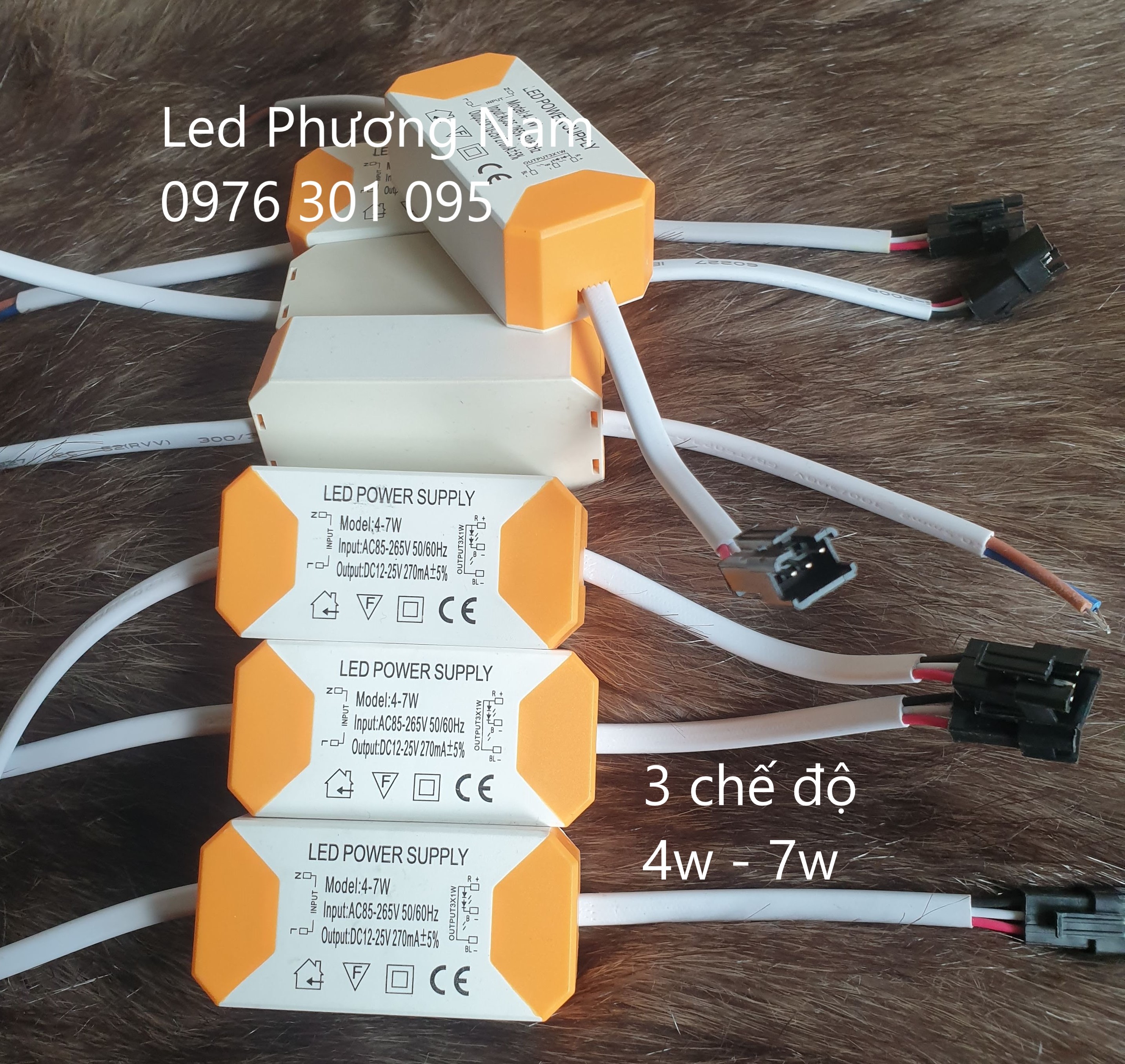 Đèn Âm Trần 3 Màu 7w (Viền Bạc - Viền Vàng) - Đèn Led Thiên Vân