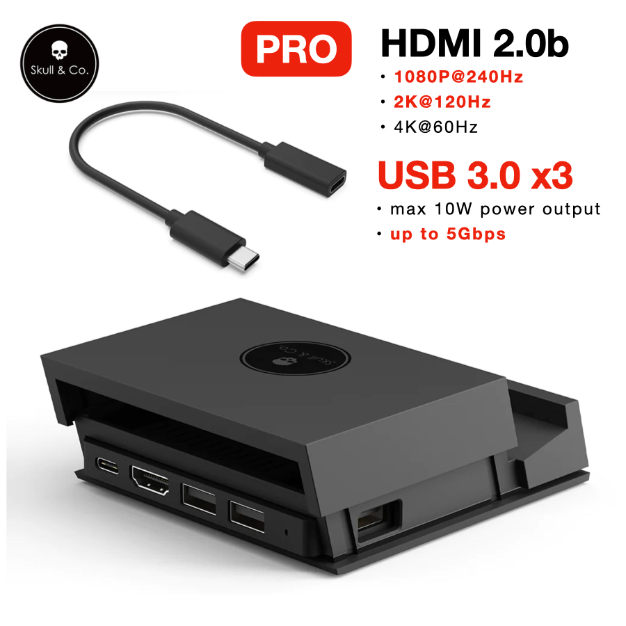 Skull Co Jumpgate Portable Dock Compatible with Nintendo Switch