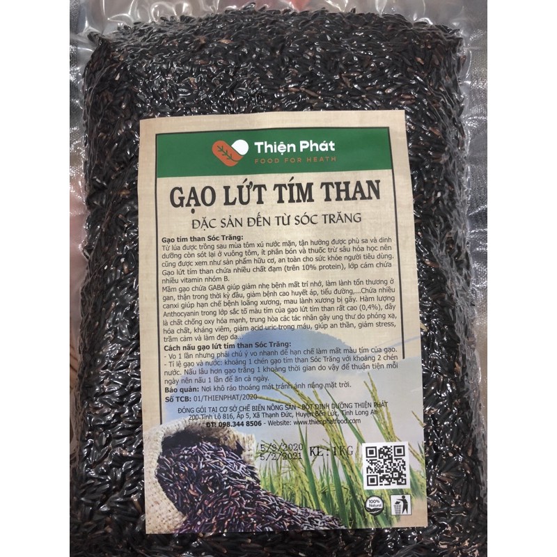 [SALE SỐC 3 NGÀY] COMBO 5 KG Gạo Lứt Tím Than Sóc Trăng