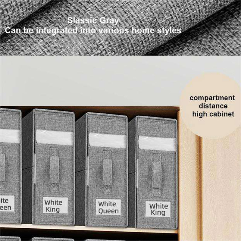Bed sheet storage box set Cloth bedding 4-piece storage wardrobe blanket cover storage box