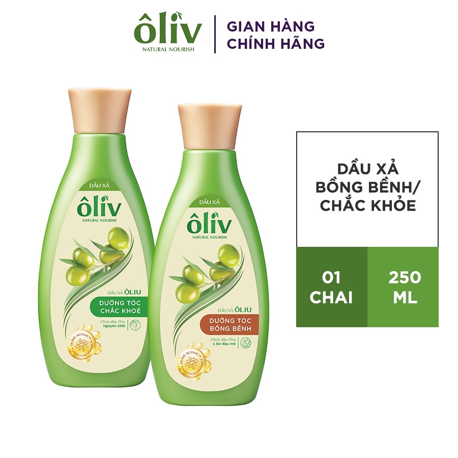 Dầu Xả Ôliv Chắc Khỏe và Bồng Bềnh 250ml